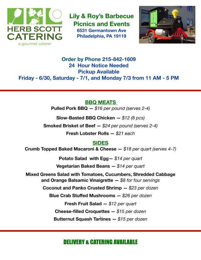 herbscottcater's tweet photo. https://t.co/EyI3s4aJBo

It's BBQ Time!  Call or email to order! https://t.co/7GhNLO7wFM