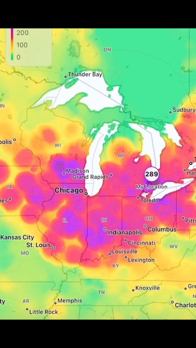 Americans are being poisoned under the pretence of Canadian Wild Fires.