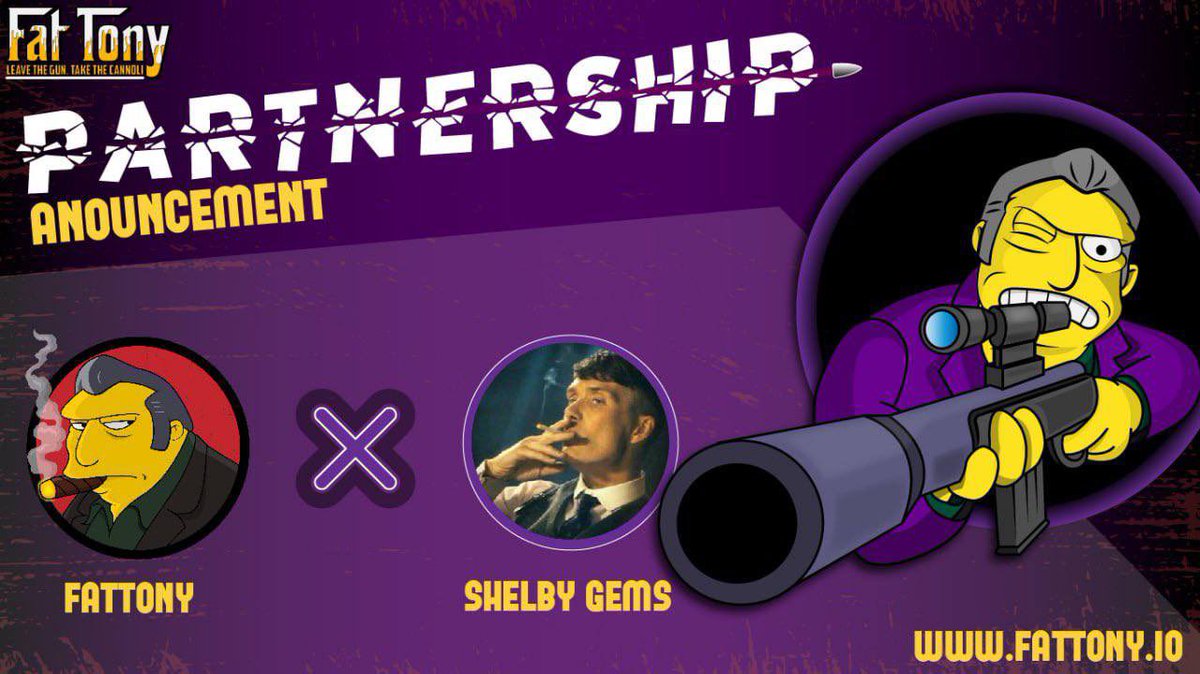 $FTONY

🔥New partnership announcement🔥

You a gangster Now. You can’t learn about it in school, and you can’t have a late start. 

Good vibes and friendship with best meme token on bsc.

🔫 SniperBot
📊 Perpetual DEX
🤓 Prediction Game
🎰 Loots Game
🃏 Utility NFT'S 

✨