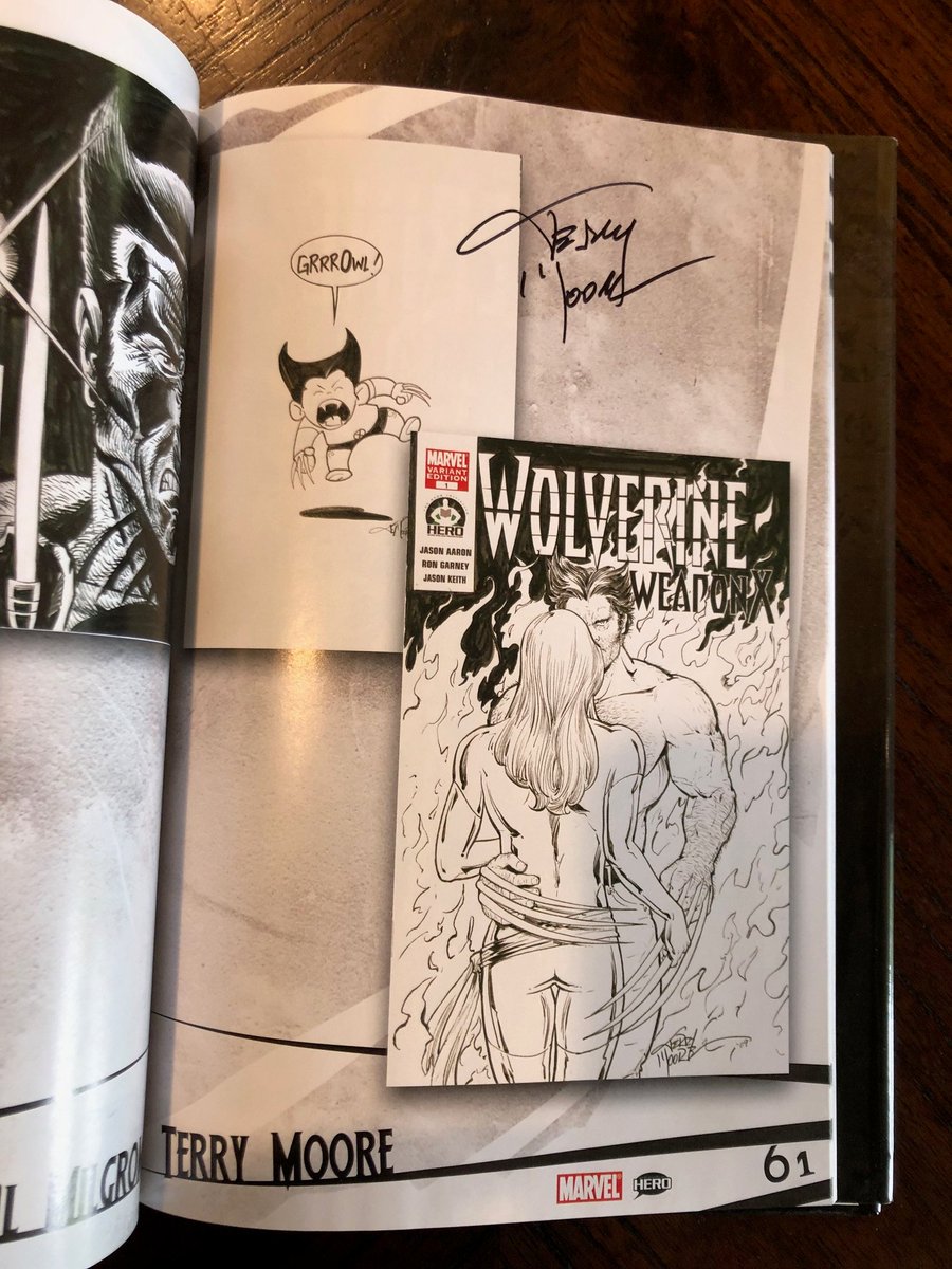 NEW in Hero's eBay auctions: Great ORIGINAL art from @DexstarInks, @rb_silva, and more; a Wolverine 100 Project book autographed by NINE creators inc. @TerryMooreArt, and MORE! Go NOW: qurls.com/?i=54439