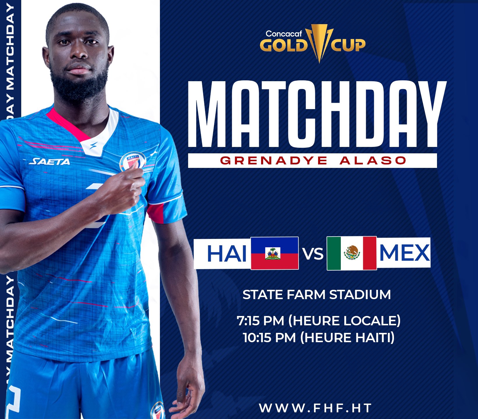 Fédération Haïtienne de Football on Twitter: "Gold Cup 2023- Jour de