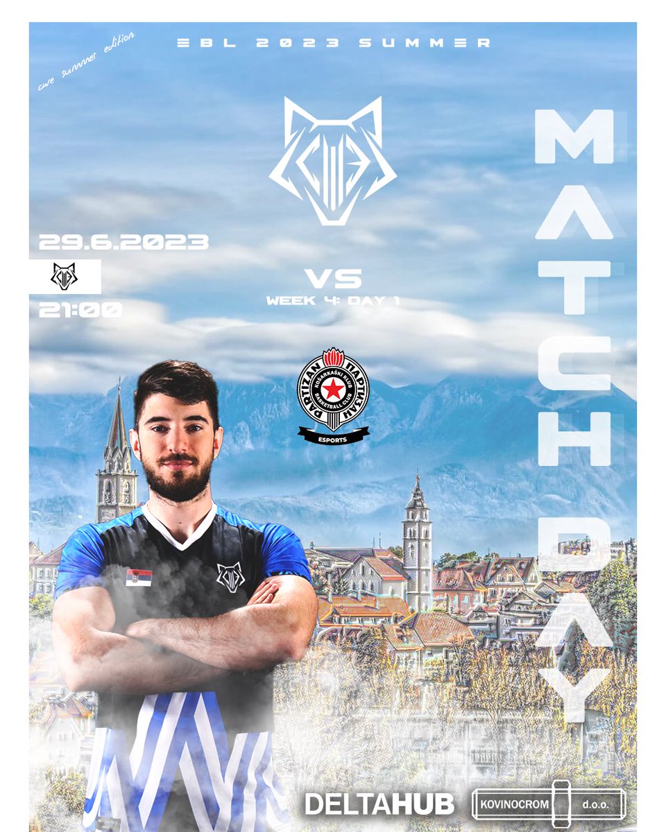 Week 4 is already here 😍 playing vs. <a href="/esportspartizan/">Partizan Esports</a> at 21:00 on <a href="/FortunaEsports/">Fortuna Esports #EBL2025</a> #ebl livestream. 

#cwe #cwepack #cyberwolves #awooo