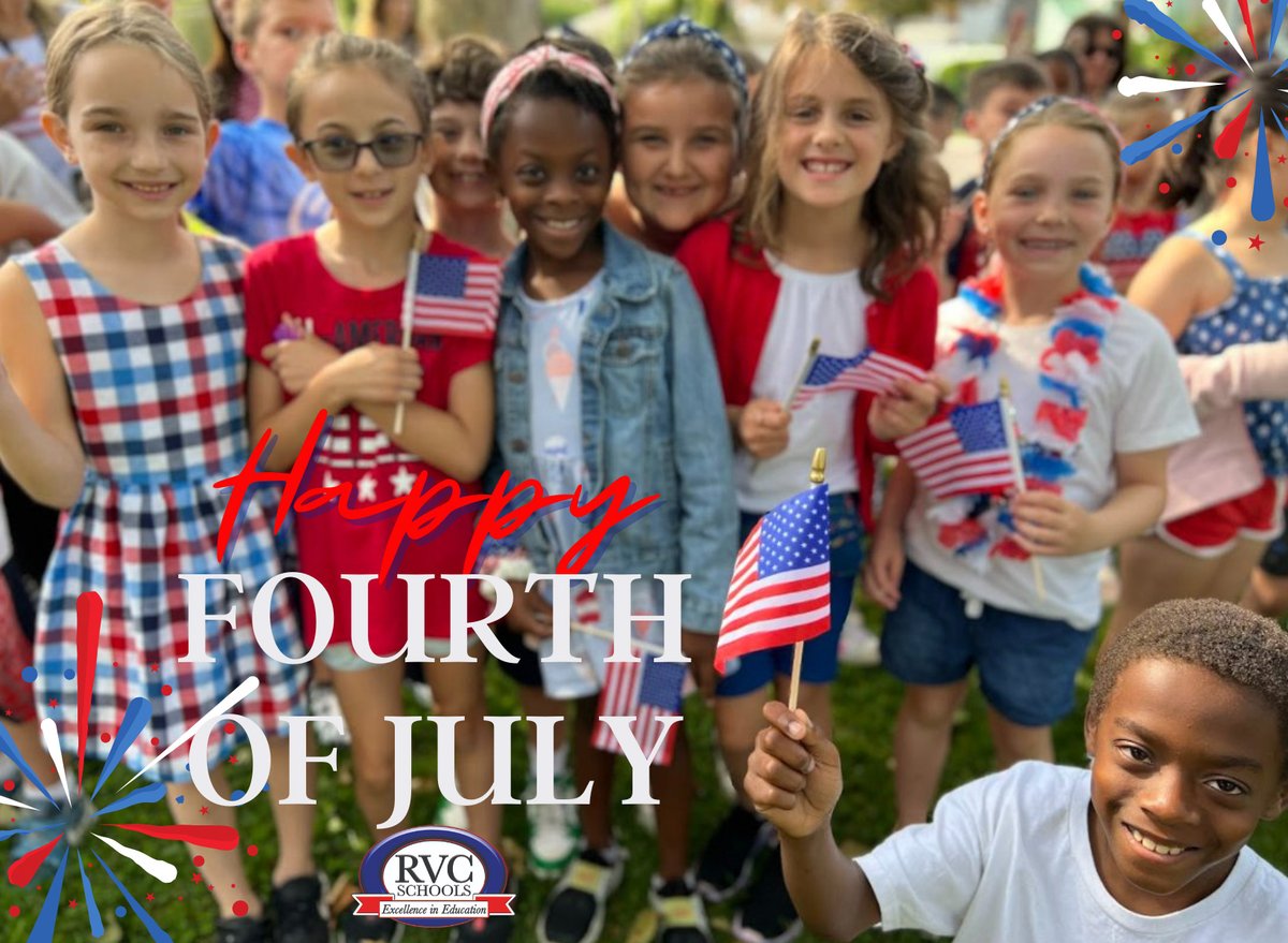 RVCSchools's tweet image. Happy Fourth of July! 🎇 #GameOnRVC #LikeACyclone