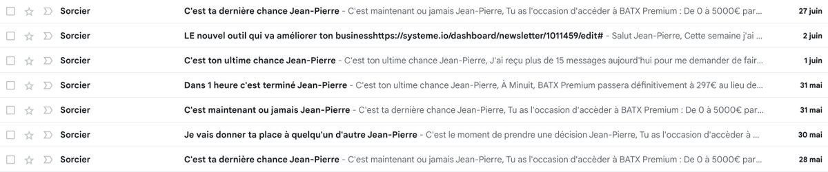 C'est ma dernière chance :D