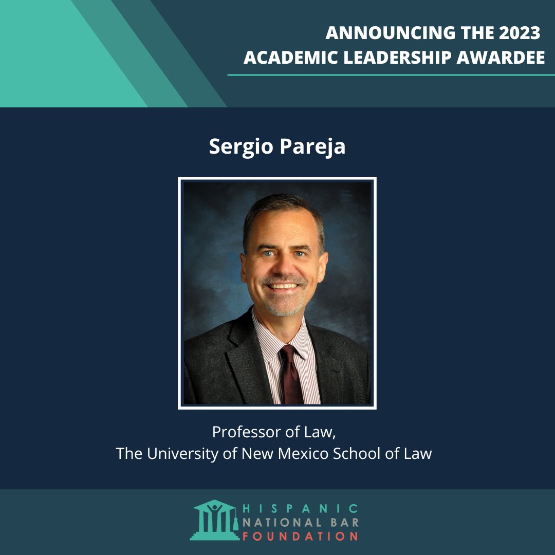 HispanicNBF's tweet photo. The HNBF is pleased to honor our 2023 Academic Leadership awardee, Sergio Pareja. Please join us as we honor Sergio for his outstanding achievements and his commitment to diversity, equity and inclusion at the HNBF's 2023 Annual Awards Dinner: https://t.co/WVtjE75vIb.

#HNBF https://t.co/5WEbenz5xH