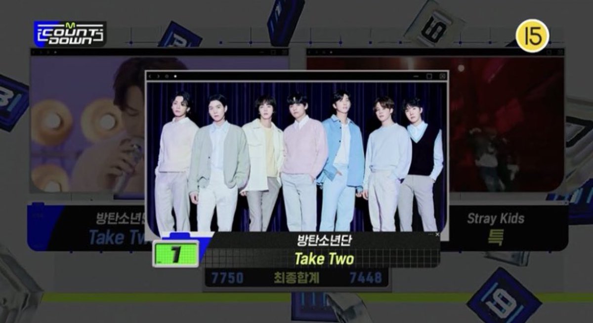 Congratulations to BTS on winning FIRST place with “TAKE TWO” on M COUNTDOWN! 🏆

#TakeTwo2ndWin
#BTS163rdWin