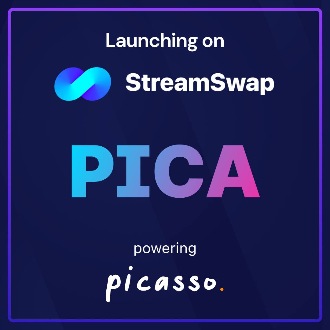Cosmonauts ⚛️

⚡️ $PICA token from the <a href="/Polkadot/">Polkadot</a> eco. is now streaming via StreamSwap on <a href="/osmosis/"></a> 🧪 in the <a href="/Cosmos/">Cosmos - The Interchain ⚛️</a> ecosystem ⚡️

To participate, subscribe to the PICA/USDC stream using Keplr/Cosmostation/Leap👇

app.streamswap.io/stream/axlUSDC…