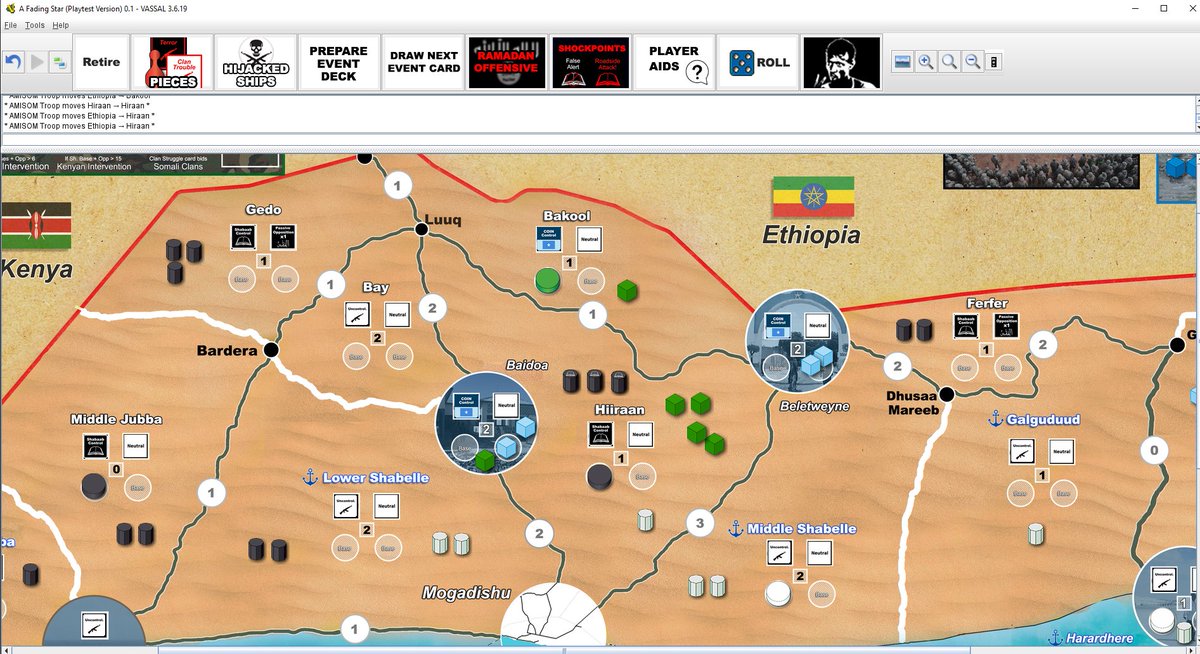 AFadingStar1's tweet photo. For those interested in playtesting @gmtgames  A Fading Star, a VASSAL module (non-final art) is now available on the Discord playtest server. Link down below👇
 VASSAL is a free software for Mac, PC, and Linux, allowing you to play online both synchronously or asynchronously. https://t.co/vpuJbhCnL3
