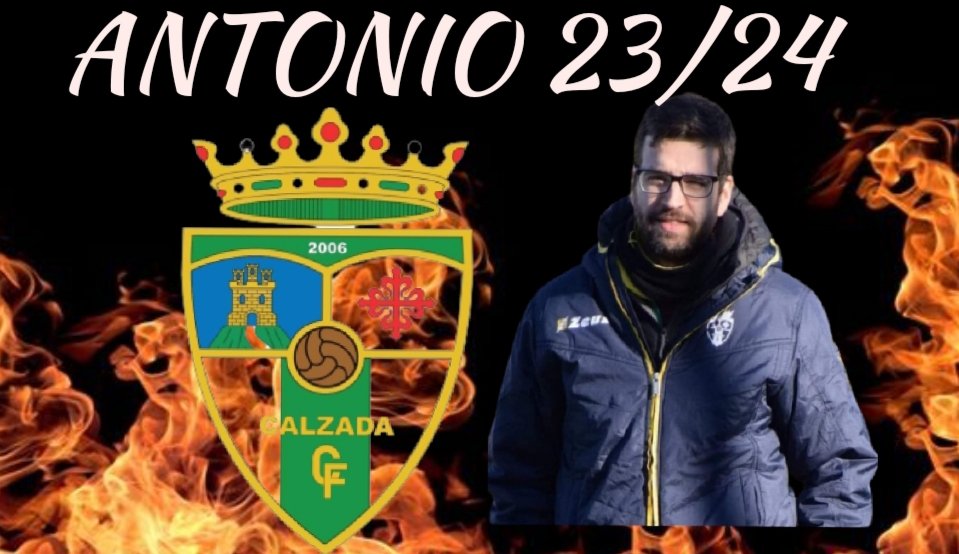 🟩 COMUNICADO OFICIAL
Antonio Moreno nuevo entrenador del Calzada CF.
Tras coger la temporada pasada al equipo en una situación complicada y aunque los resultados no fueran los esperados, la junta directiva cree que es el entrenador ideal por su trabajo y su profesionalidad