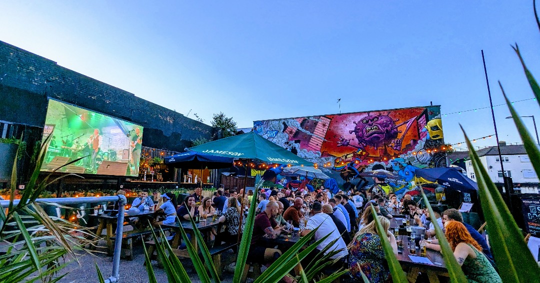 We've unleashed the beer garden beast! With the canopy gone, we've gambled it all on a non-stop-sunshine summer! 

Pop in for a pint and some live music in the beer garden, or hide away from the blistering heat in the cool shade of the back room bar!