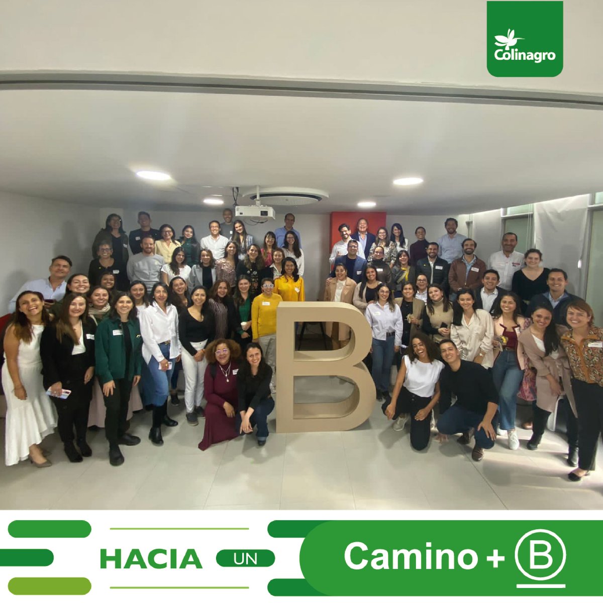 Colinagro_Col's tweet photo. Colinagro estuvo presente en #somos100 un evento organizado por @sistemaBcol para celebrar las 100 empresas B certificadas. Más de 20 empresas participaron de un espacio de networking para hacer conexiones de valor, futuras alianzas y conocer casos de éxitos que nos inspiran https://t.co/MOjPKa47WP