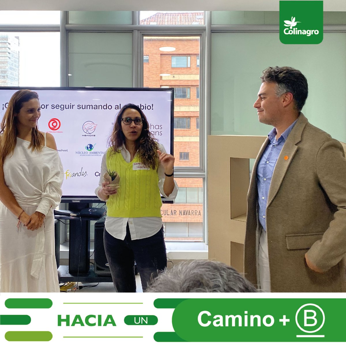 Colinagro estuvo presente en #somos100 un evento organizado por <a href="/sistemaBcol/">Sistema B Colombia 🇨🇴</a> para celebrar las 100 empresas B certificadas. Más de 20 empresas participaron de un espacio de networking para hacer conexiones de valor, futuras alianzas y conocer casos de éxitos que nos inspiran