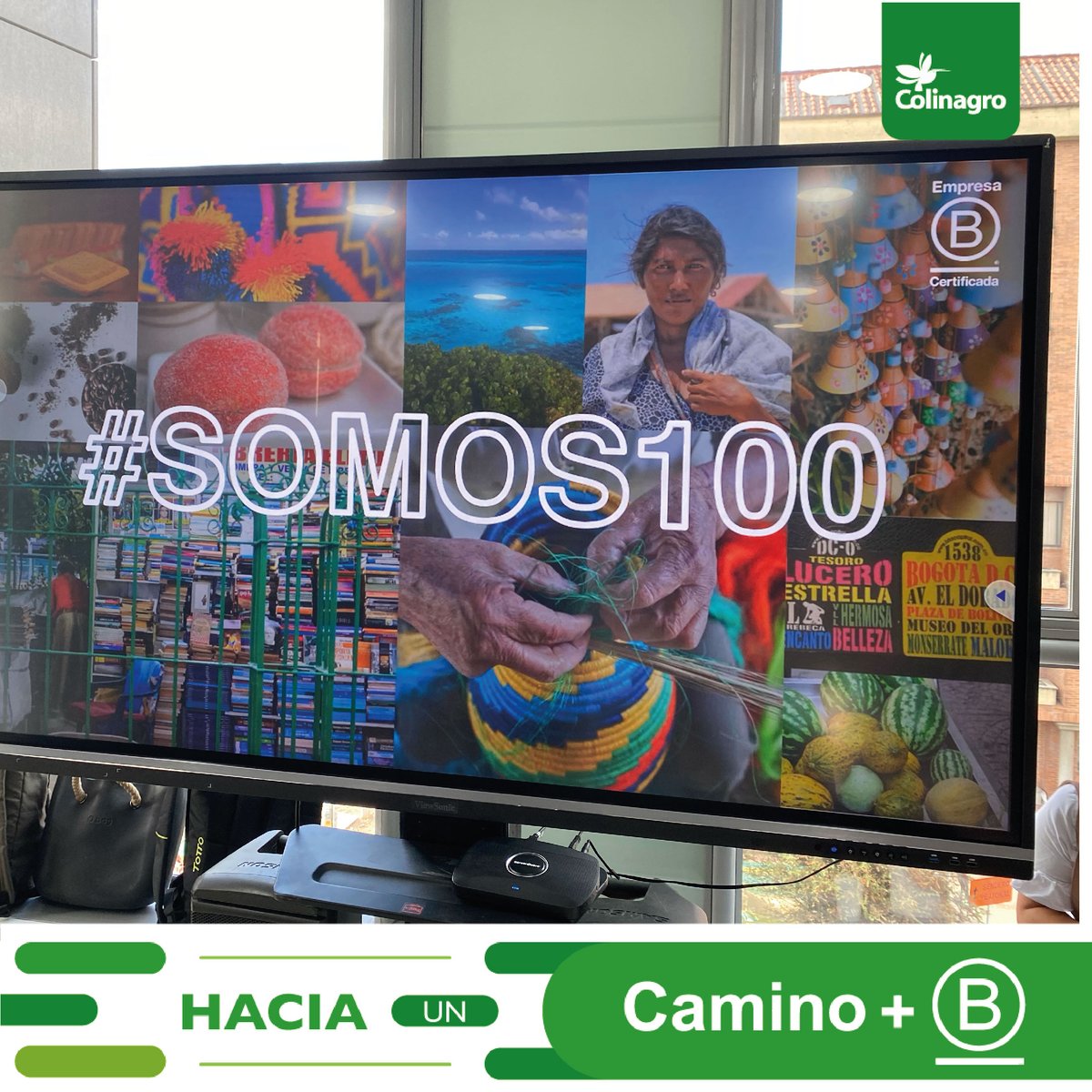 Colinagro_Col's tweet photo. Colinagro estuvo presente en #somos100 un evento organizado por @sistemaBcol para celebrar las 100 empresas B certificadas. Más de 20 empresas participaron de un espacio de networking para hacer conexiones de valor, futuras alianzas y conocer casos de éxitos que nos inspiran https://t.co/MOjPKa47WP