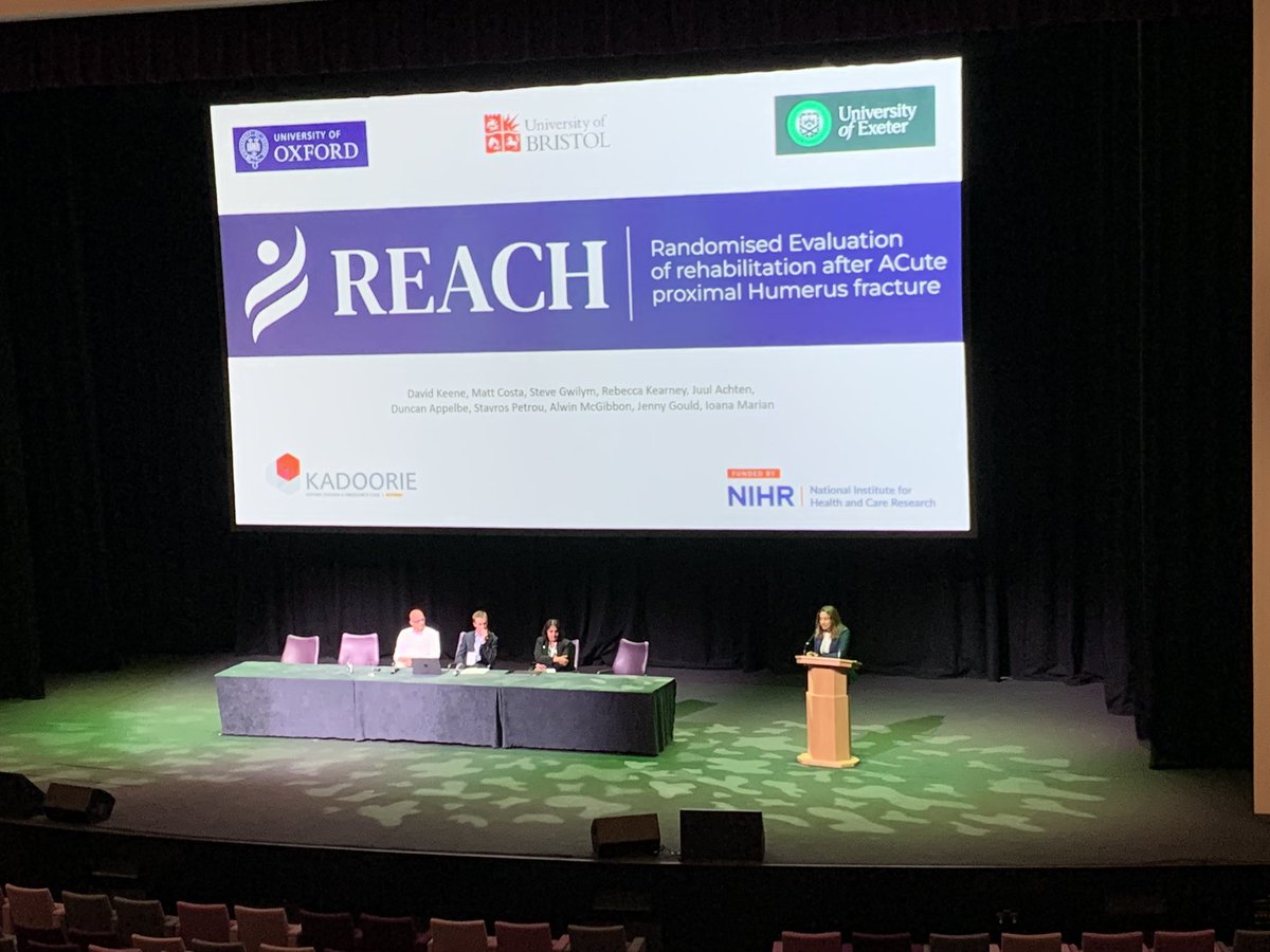 Grateful to @bessconference for sharing news of the REACH trial - recruiting from Spring 24 #BESS2023