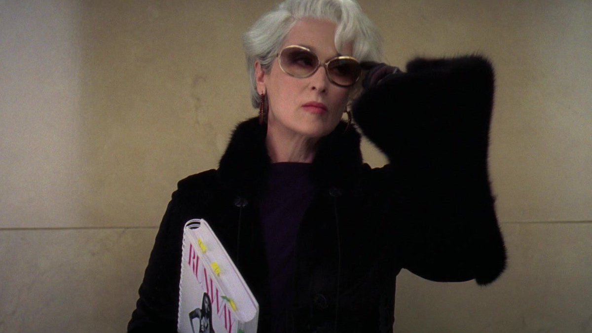 __france__sca__'s tweet photo. la scena più iconica 
#ildiavolovesteprada
 https://t.co/1KGJhL9Yf4