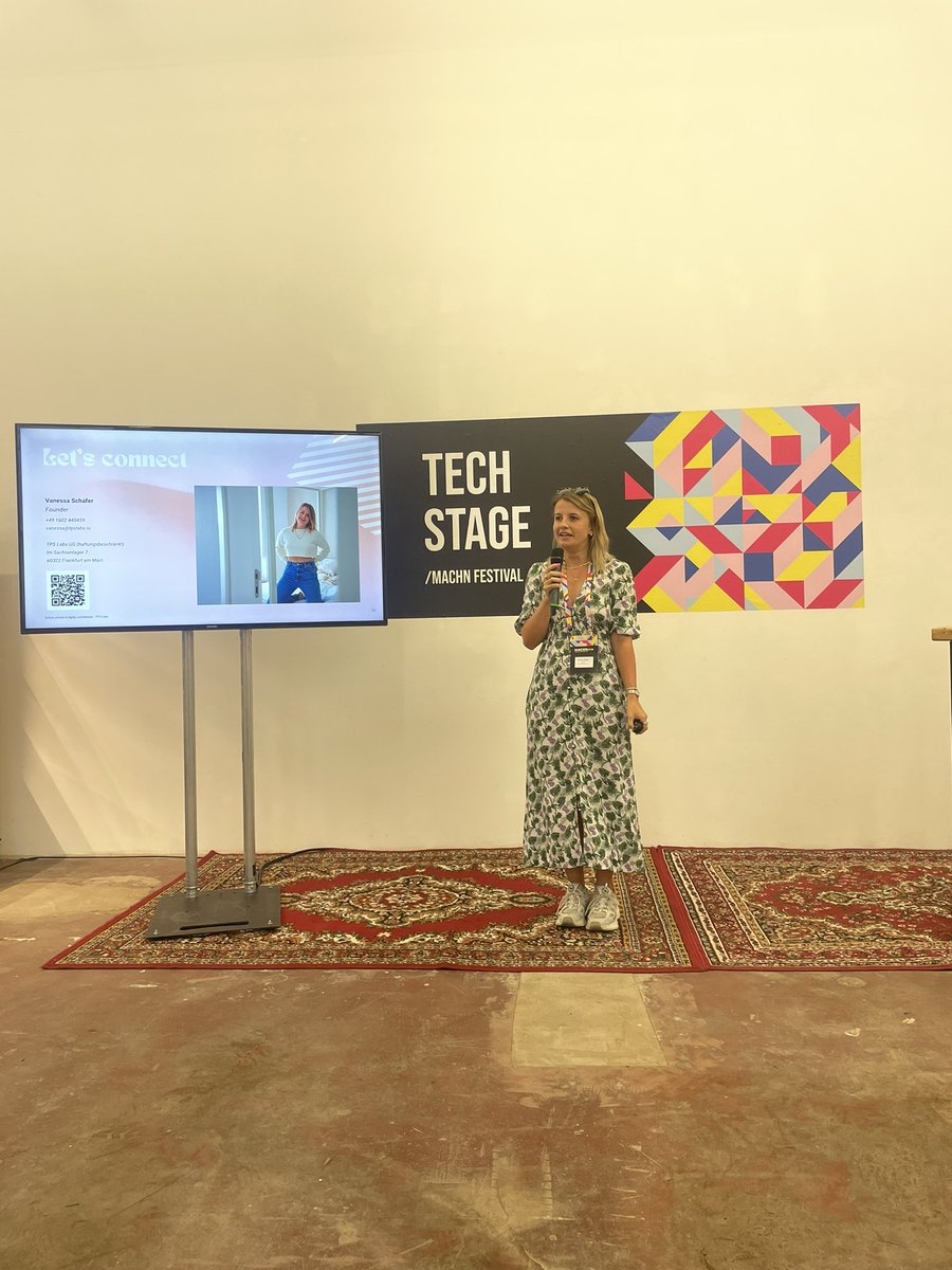 GigaHierz's tweet photo. Finally got to see @FPS_NFT live on stage at @MACHN_Festival ✨💥

And learned so much in 15 minutes about launching your e-commerce business as a Web3 startup 👏

If you are here, hit her up ✨

Also thank you for bringing  Female Pleasure on the Blockchain 🥰💕 https://t.co/BCtbPnIoDm