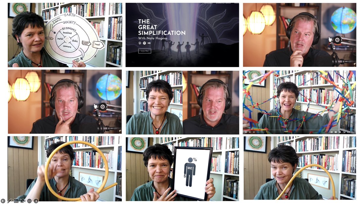 What happens when humanity's Superorganism meets Doughnut Economics? Will we inevitably break or can we learn to bend? I really enjoyed discussing the possibilities with @Njhagens on The Great Simplification podcast - listen in or watch here youtube.com/watch?v=7h6X7W…