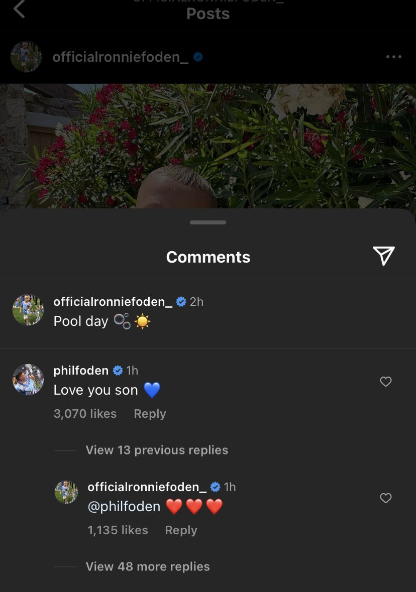 Foden se AUTORESPONDE con el ig del hijo aksjdaks