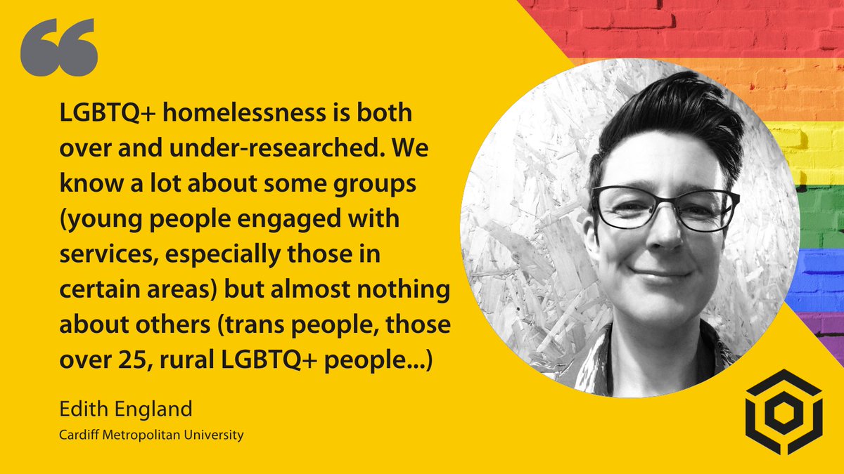 .<a href="/EdithAEngland/">Edith England</a> and <a href="/NeilJonTurnbull/">Neil Jon Turnbull</a> are currently surveying LGBTQ+ people to better understand their housing experiences. 

In our latest #PrideInHousing blog, Edith and Neil highlight the gaps in research on LGBTQ+ homelessness and what can be done: housingevidence.ac.uk/what-dont-we-k…