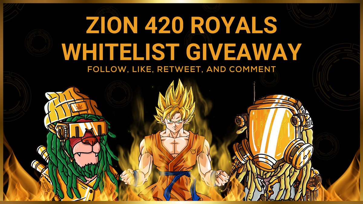 Monzon403's tweet image. @_Zion_Royal_ 420 NFT WL Giveaway 🦁 to enter you must 👇🏾 
Follow @_Zion_Royal_  @CryptoJones2011 @Monzon403
smash the Like, Retweet, and tag 3 frens ♥️ 💜
winners will be selected at random, which will include the 3 frens you tagged. Happy Hunting 😊 #BNB    #ZionRoyal #NFTs