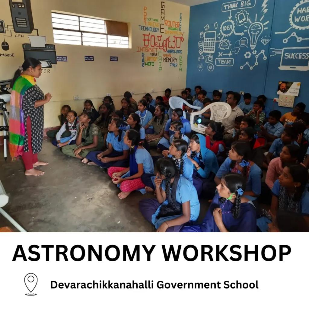 sserd_org's tweet photo. Liferay India and Darpan Foundation joined hands to organize an awe-inspiring #astronomy session at Devarachikkanahalli Government School. 🏫🌠 Supported by  #SSERD, the event took #students on an interactive journey through the vast universe, leaving everyone spellbound. https://t.co/QCj94p9H90