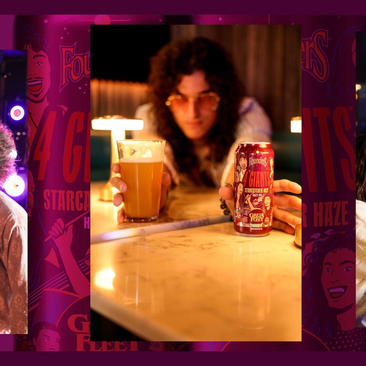Collaboration alert! We partnered with the rock and roll prowess of Greta Van Fleet to create a new beer: 4 Giants Starcatcher Haze IPA! 

 Learn more about this collaboration at the link! bit.ly/StarcatcherHaze