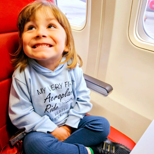 jet2tweets's tweet photo. Smiles all around for Hunter's first flight! 😄🛫

Who else has recently been on their first Jet2 getaway? 

Drop your pics below! 📷

📸 Mumma_and_hunter on Instagram

#Jet2SomewhereNew #Jet2FirstFlightClub #FirstFlight https://t.co/JwJ5B3aU9p
