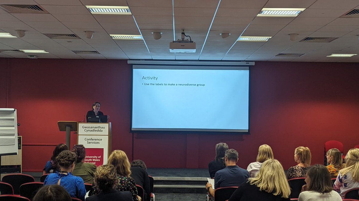 Yasmeen Multani's second workshop today on understanding the neurodivergent learner. #USWALNConference