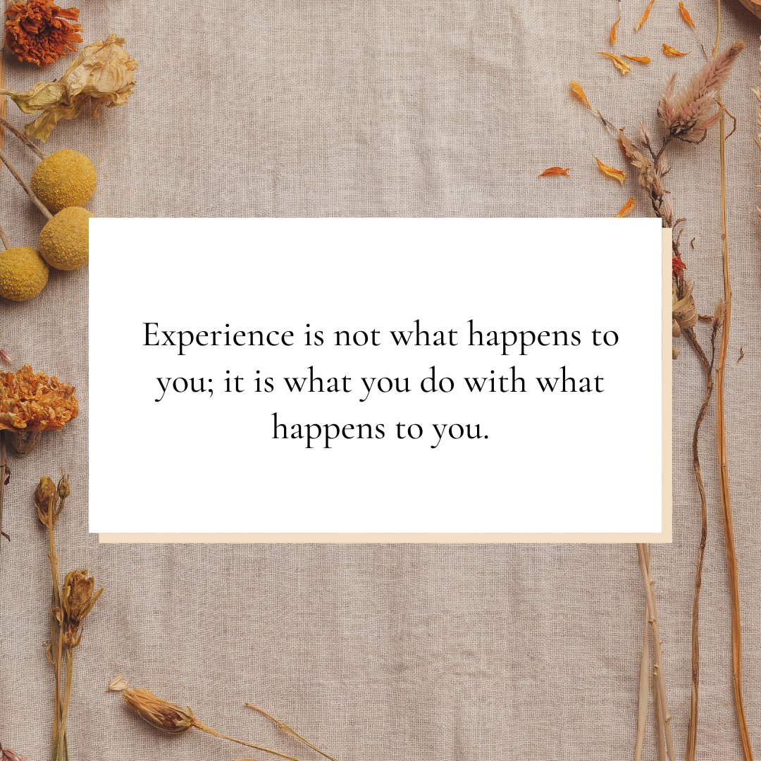 Remember to let every encounter, every challenge, and every victory be an invitation to learn, adapt, and bloom. It is through reflection and willingness to learn that we can transform each experience into invaluable knowledge that guides us on our journey.😘  #LifeIsExperience
