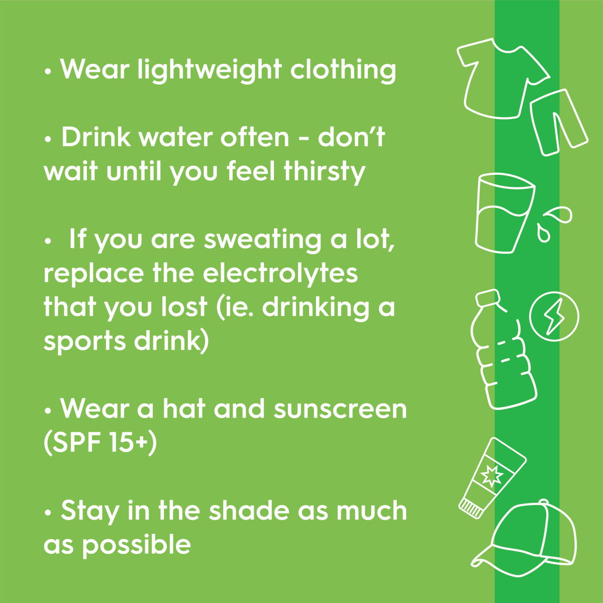 LACDRP's tweet photo. Now is the time to prepare for hotter days! Heat can cause serious illness, so make a plan and take extra care to prevent yourself from getting sick. #HeatSafeLA #HeatRelief4LA https://t.co/UUZcBwgVfO