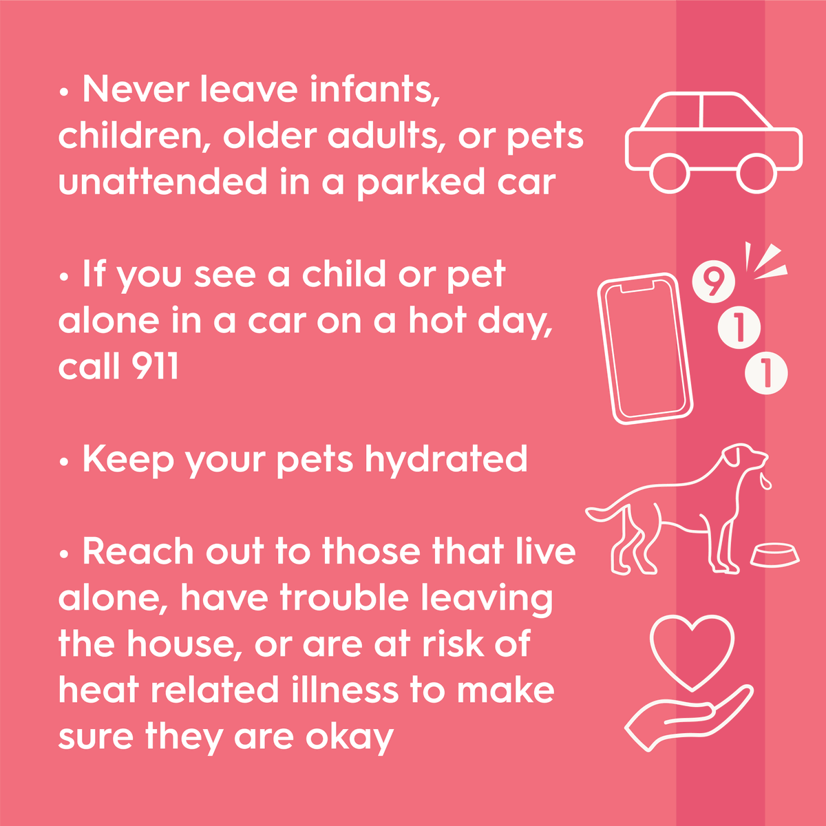 LACDRP's tweet photo. Now is the time to prepare for hotter days! Heat can cause serious illness, so make a plan and take extra care to prevent yourself from getting sick. #HeatSafeLA #HeatRelief4LA https://t.co/UUZcBwgVfO