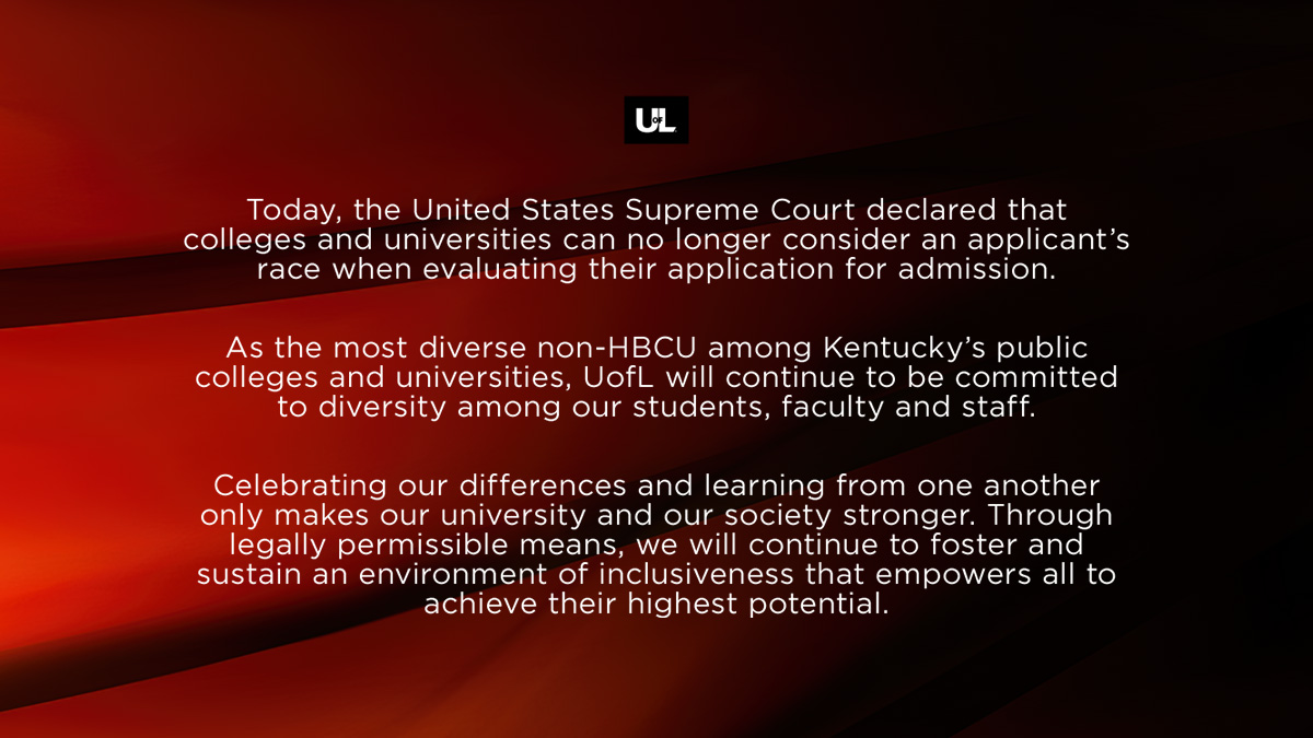 A message to the Cardinal Community...