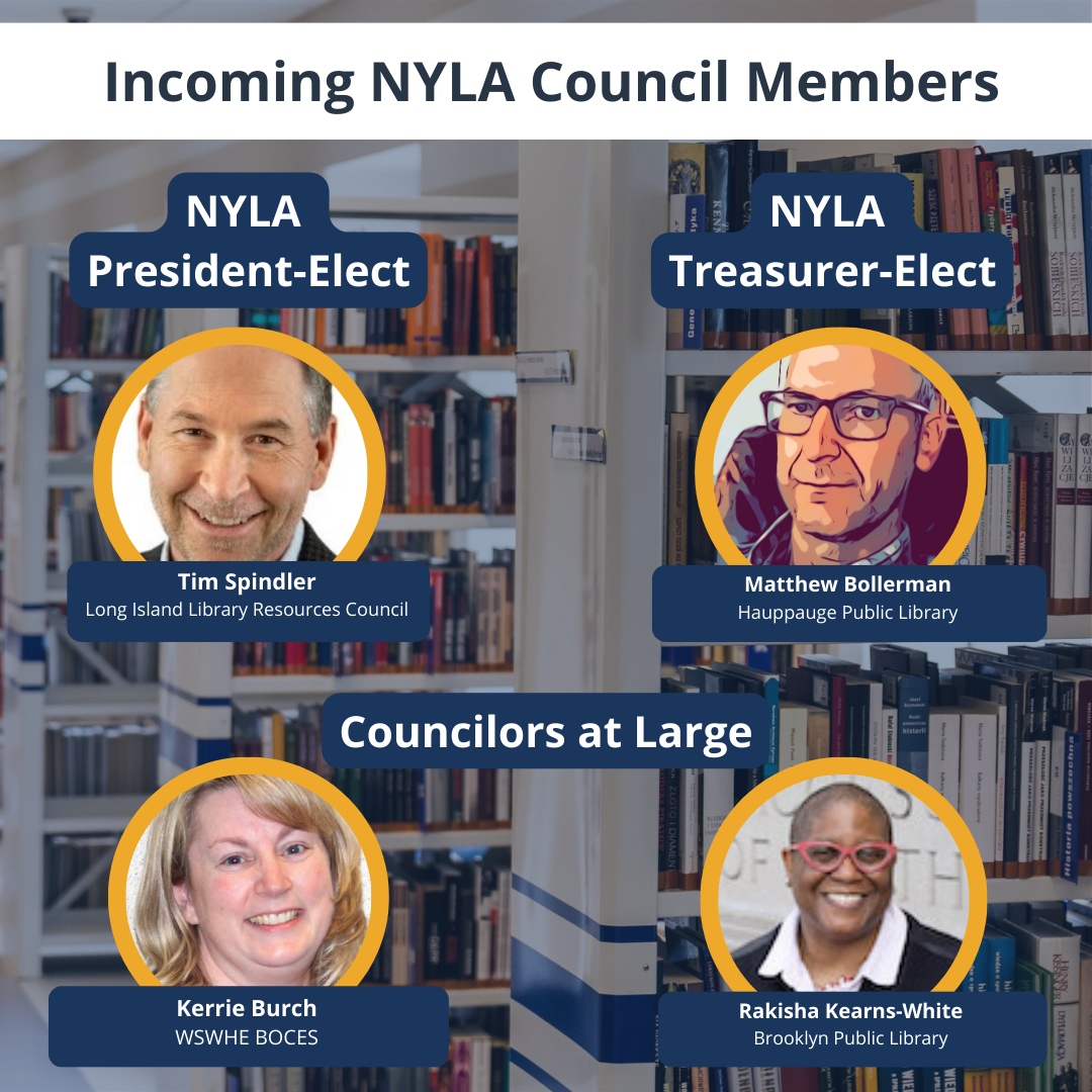 The Results Are IN 🎉 We are THRILLED to announce our incoming NYLA Council Members! We want to thank ALL our candidates who brought their passion and expertise to the table during this election cycle. Join us in giving a warm welcome to our incoming Council members!