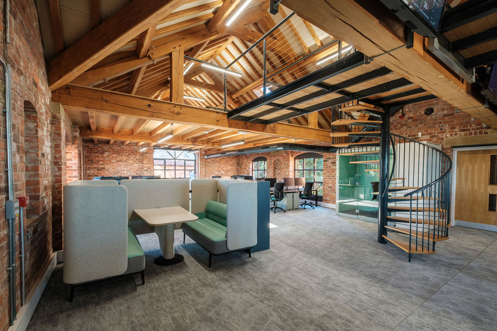 ⭐ Enter the destination office ⭐

A place sought out by employers and employees for the experience that can’t be had remotely – namely those rich in face to face contact, collaboration and socialisation. 

🔗 chameleon-business-interiors.co.uk/our-work/

#DestinationOffice #officeinteriors