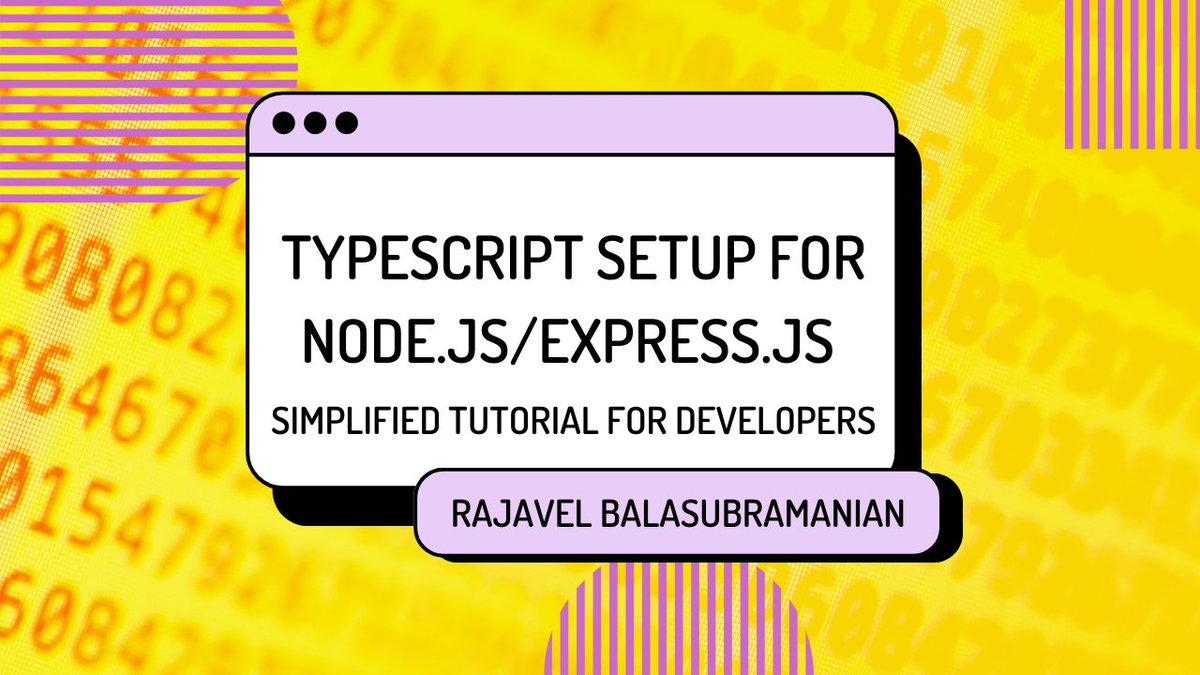 Getting Started with TypeScript in Node.js/Express.js - A Developer-Friendly Guide. awebon.odoo.com/r/rHK

#typescript #javascript #javascriptdeveloper #javascriptdevelopers #nodejs #nodejsdeveloper #nodejsdevelopment #nodejsdevelopers #nodedeveloper