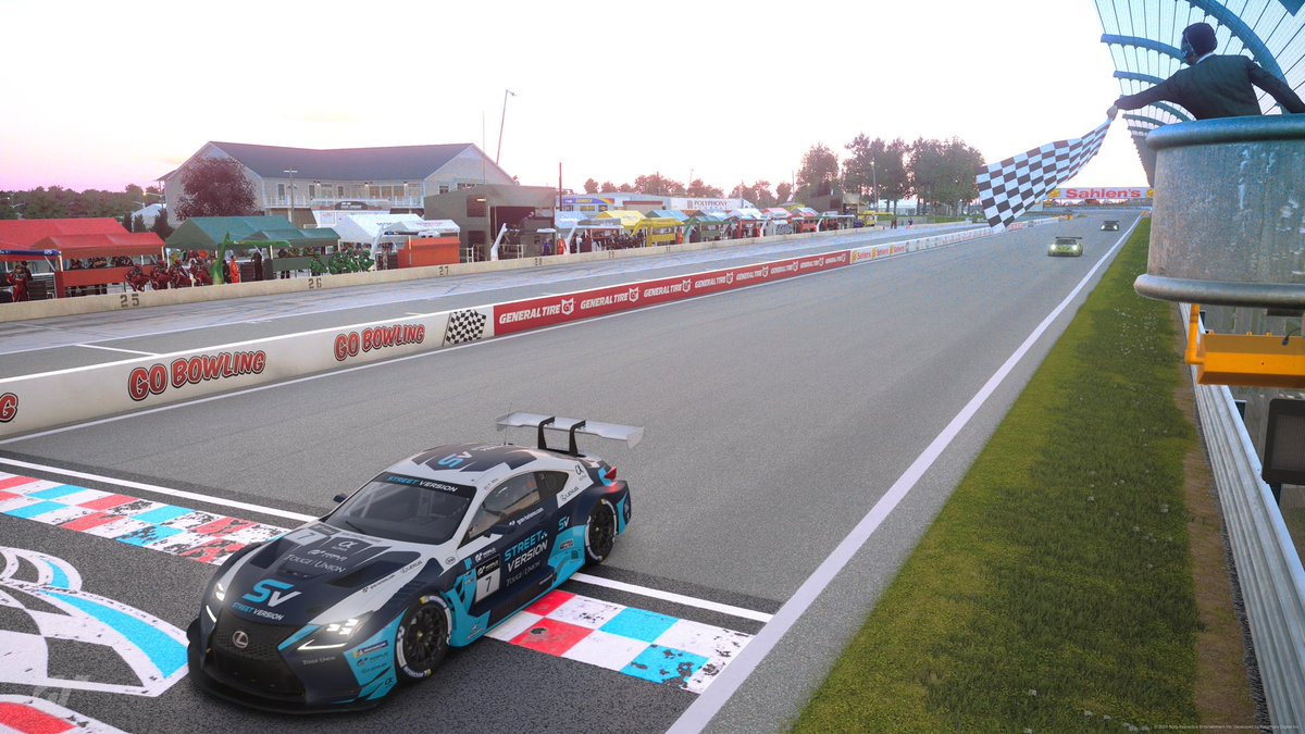 itsPayMay's tweet photo. Finally found a podium spot! Hard fought battle for P1 the last 2 laps with Wilcox, James Bond, and Quake. Iโll take P2 - 346 points with a fun clean race with some good drivers. Congrats to Wilcox on the win. Lets see what we can do at Interlagos!
#StreetVersion #StreetVersionGT #GTWS #GT7 #ManufacturersCup #Lexus #VasserSullivan