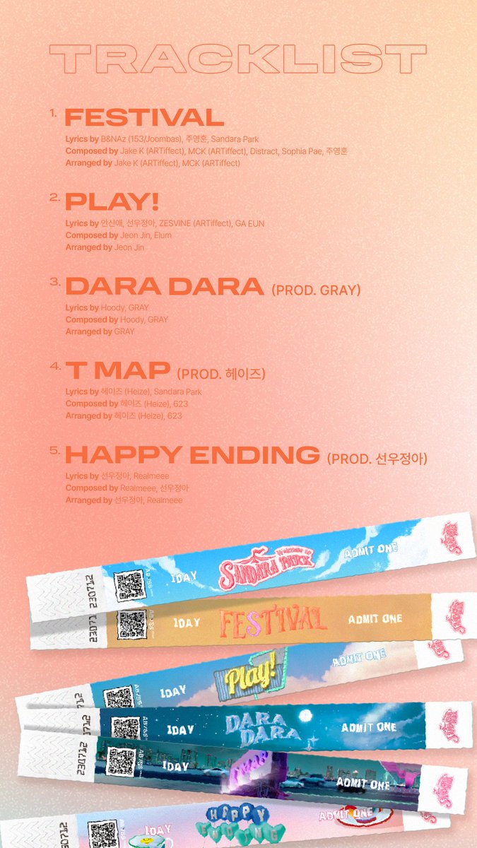 Digital mini album from #SandaraPark to consist of 5 tracks, including ones produced by #Gray #Heize #SunwooJunga. Dara will release the mini album on 12 July

#KoreanUpdates RZ
