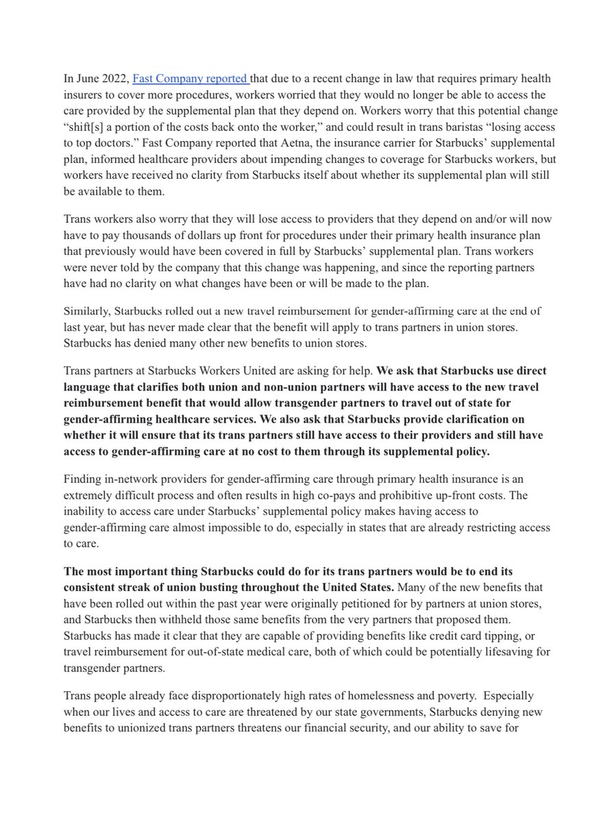 Starbucks Workers United tweet media