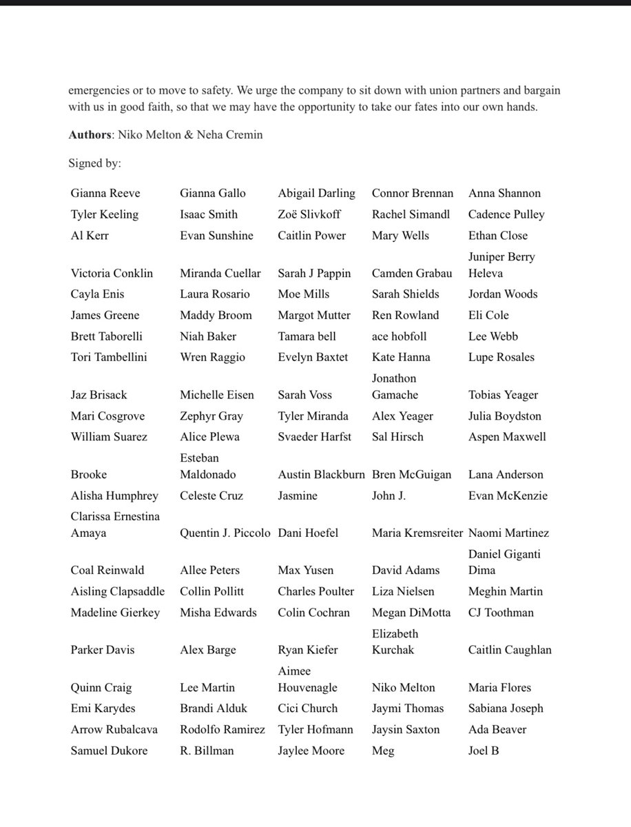 In an open letter signed by 300+ Starbucks Workers United members, workers demand clarity from Starbucks after published reports that workers will be paying THOUSANDS MORE for trans gender-affirming healthcare.