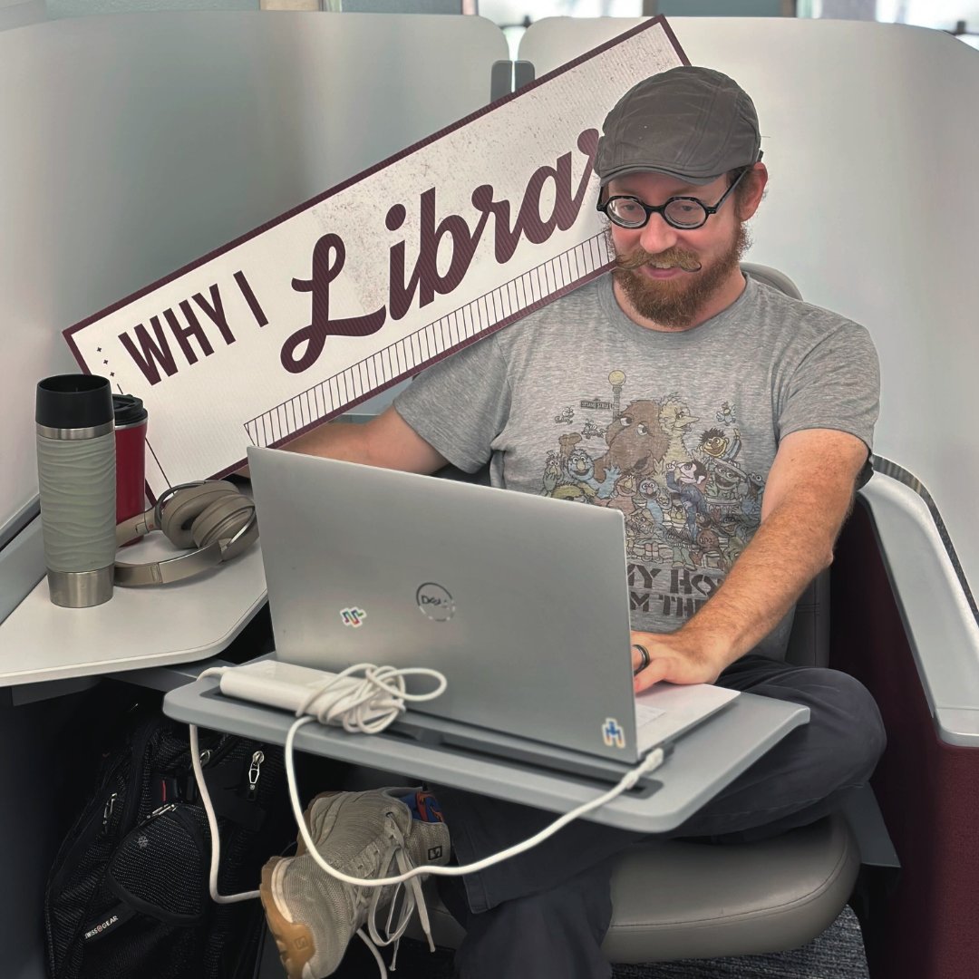 tamulibraries's tweet photo. #WhyILibrary: "I really like the study spaces," Sean Choate '25 said. "The group study spaces are excellent. They're generally available last minute and I also spend a lot of time doing homework in the little individual study carrels."
Learn more: https://t.co/0fvJewBdDG https://t.co/bQPxvIiq5g