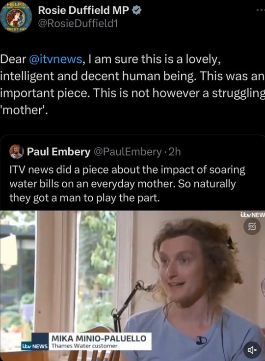 What has happened to the <a href="/UKLabour/">The Labour Party</a> I voted for my whole adult life? <a href="/Keir_Starmer/">Keir Starmer</a> <a href="/margarethodge/">Margaret Hodge</a> <a href="/FloEshalomi/">Florence Eshalomi MP</a> ... #RosieDuffield is transphobic and a disgrace to the party. I'd tag her. but she blocked me for calling her out and saying #TransWomenAreWomen <a href="/itvnews/">ITV News</a>  Happy Pride