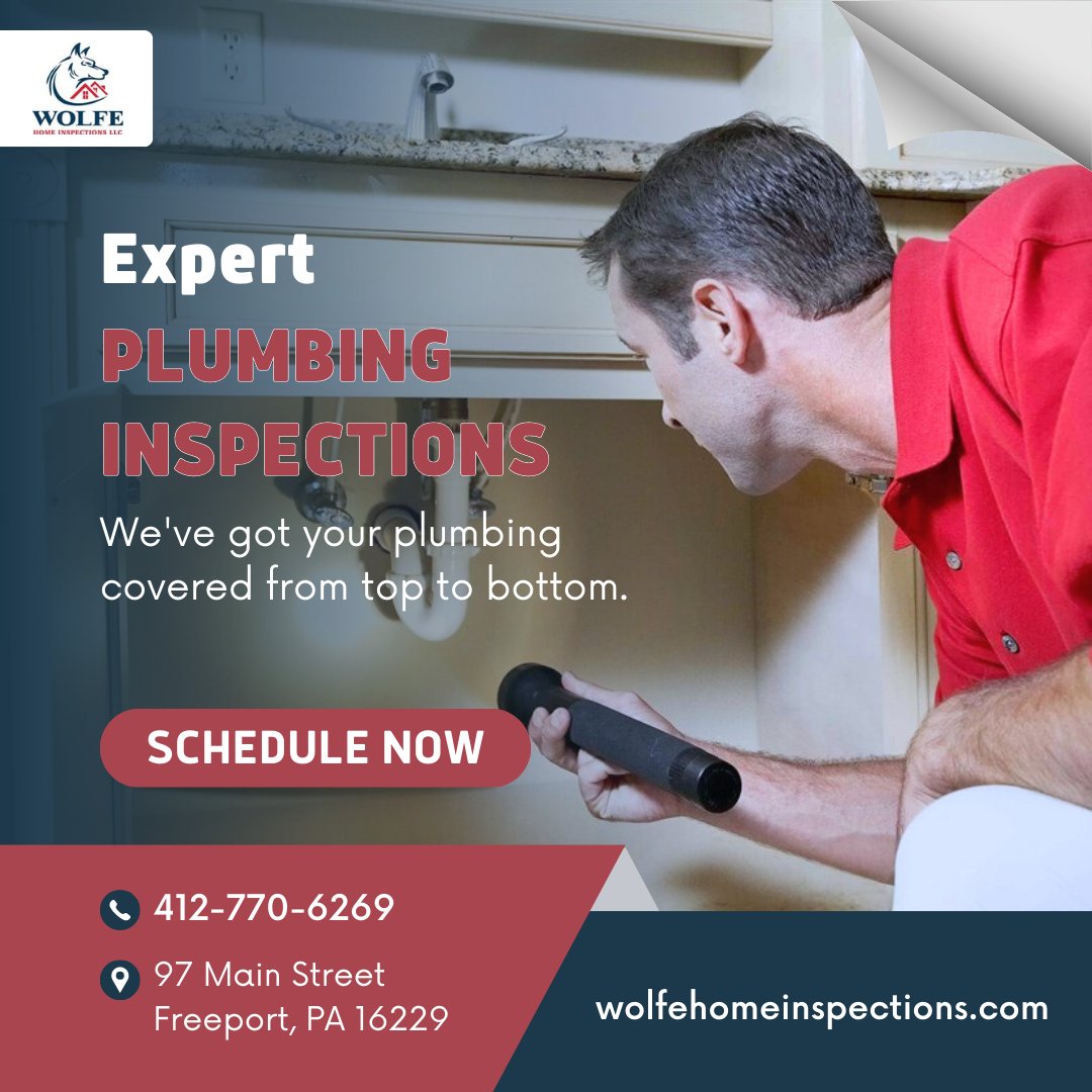 llc_wolfe's tweet image. 🚰💧 Keeping your home's plumbing in top shape is our expertise at Wolfe Home Inspections. Trust us to provide you with a comprehensive assessment of your plumbing system, giving you peace of mind in your home. #PlumbingInspections #OptimalFunctionality #PeaceOfMind