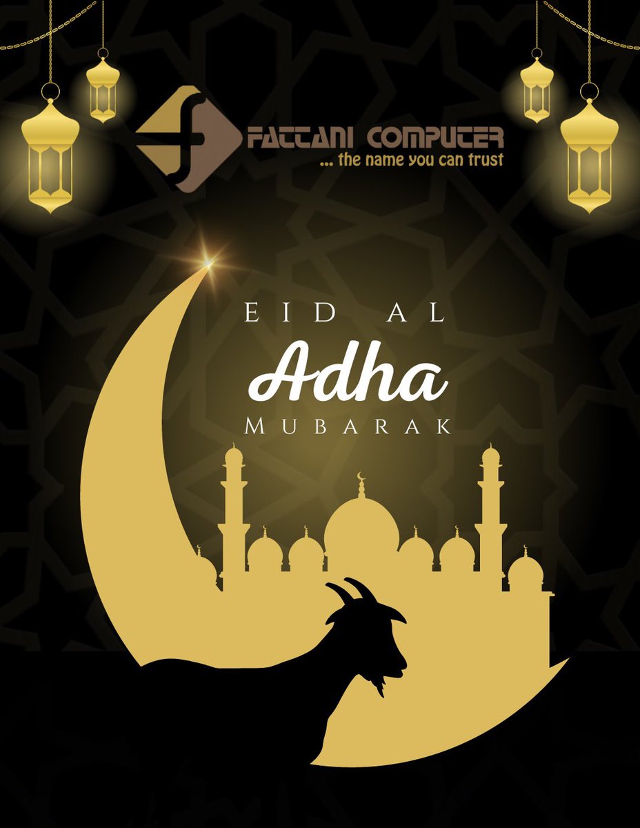 Fattani__'s tweet image. Eid Mubarak!🐐🐐
#fattanicomputer #EidAlAdha