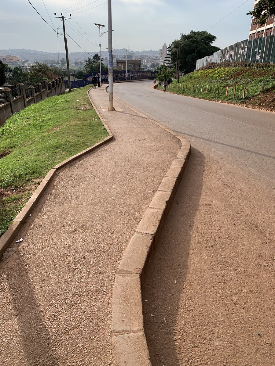 JonahRuhima's tweet photo. If u have noticed, most of the roads now around Kla are constructed with walkways for pedestrians; however, these provisions are sometimes being abused by unruly Boda guys. This is where we, as citizens, need to do our part &amp; ensure discipline on the road; otherwise, thx to KCCA. https://t.co/5AKII0ZuI5