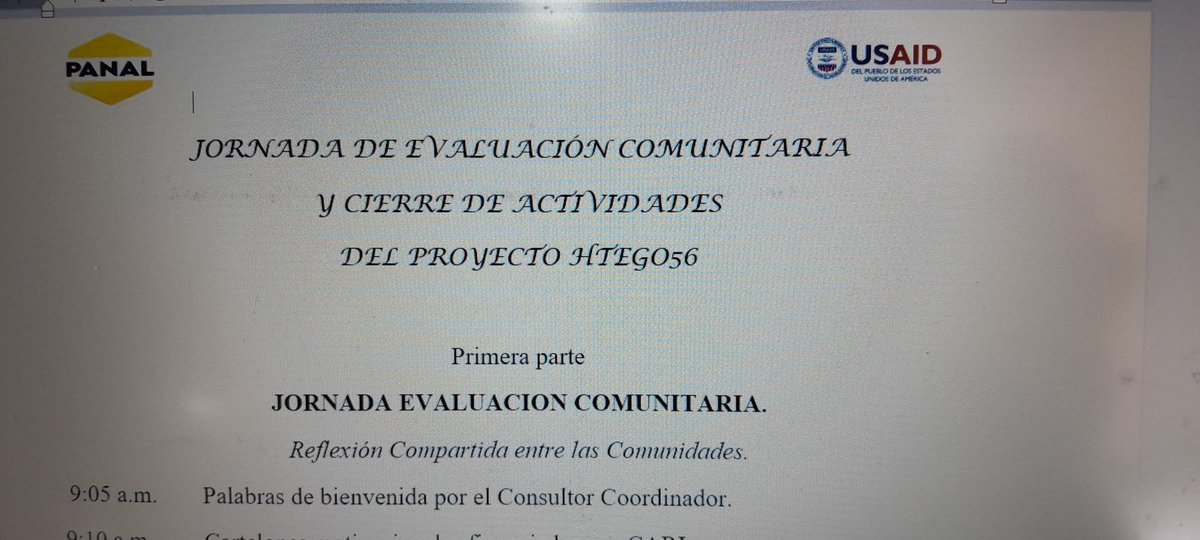 Hoy Panal UsaidHonduras damos por concluido el proyecto" Fortalecimiento para la Rendición de Cuentas y la Transparencia" HTEGO56.
En breves momentos iniciamos con el evento.