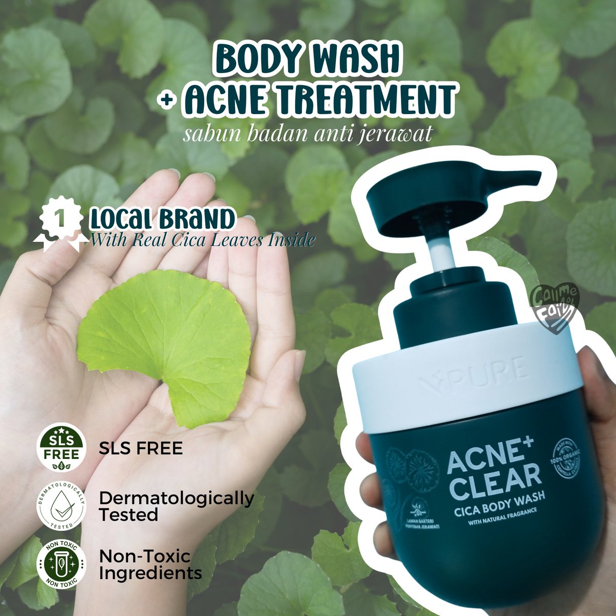 faifayla's tweet image. Malam Jumat with BOJO! 😗

Hampir seharian bau kambing🐐 akhirnya wangi lagi karna abis mandi bareng bojo!🥰 Ini loh aku lagi ngomongin BoJo a.k.a Botol iJo si NPURE Cica Acne Clear Body Wash @NPUREOFFICIAL 😆 #racuninbodywash #bacne #viral #bodycareroutine