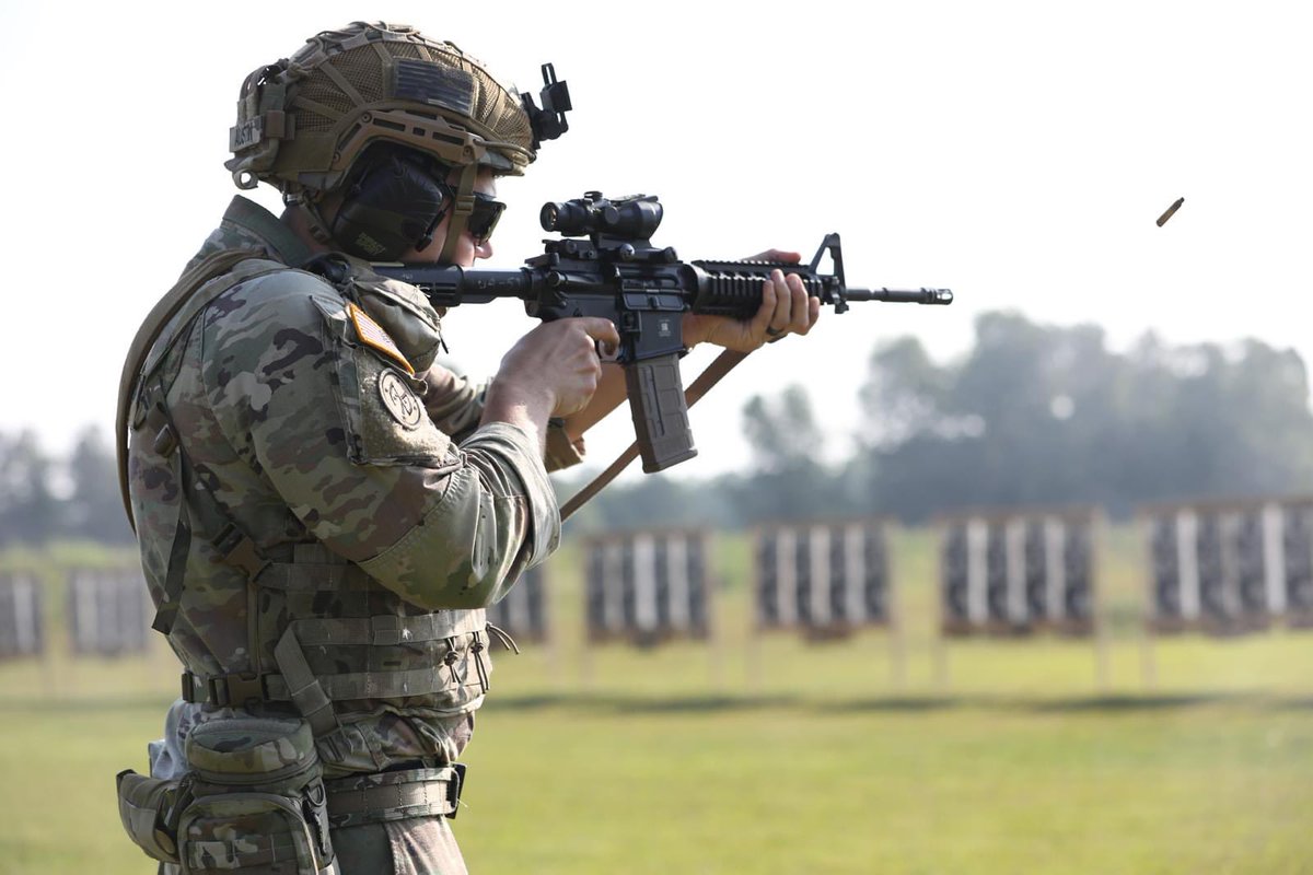 TNMilitaryDept's tweet image. Soldiers and Airmen participated in the TAG Rifle Match, a marksmanship competition and training event to promote shooting proficiency, in Tullahoma last week. A team from the @118thWing came in first place. Congratulations!

#tennesseenationalguard #tagmatch #shootingcompetiton