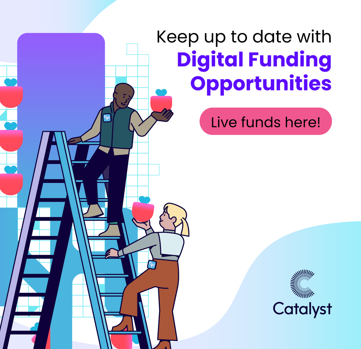 Accessing digital funding is challenging at the best of times, but even more so during this cost-of-living crisis. That said, the Catalyst producers have compiled this list of live opportunities. bit.ly/444Hv2b #FundingOpportunities #SocialSector @ThirdSectorLab