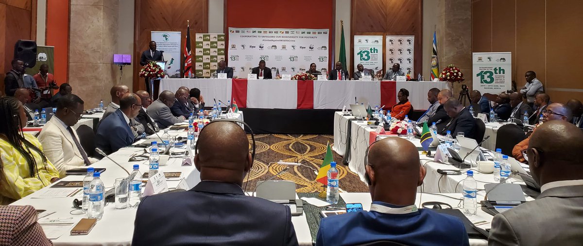 On 28/6/23, the 13th meeting of the Lusaka Agreement Governing Council was held in Nairobi. Ministers from Kenya, Zambia, Tanzania, and Congo Brazzaville attended. The LATF Member Countries share a common goal to combat all forms of wildlife crime. #UnitedAgainstWildlifeCrime
