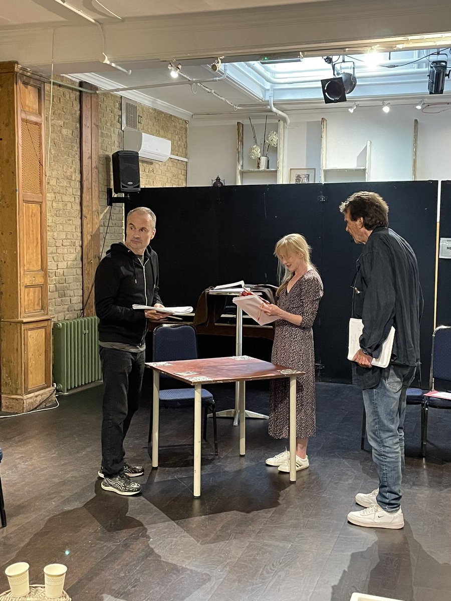 FortuneRare's tweet photo. First day of rehearsals for From This Day Forward by Nicolas Ridley…and great to have the playwright in room too. 
#Barnes
#fringetheatre https://t.co/I8sDQDJPIb